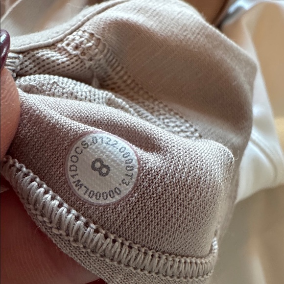 Lululemon Court Crush Dress White Built-In Shorts Tennis Pickleball Size 8 - Picture 10 of 10